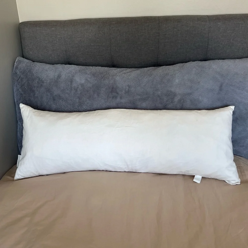 Rae Dunn 2PC Throw Pillow Case & Feather Insert To The Beach Nautical Accent
